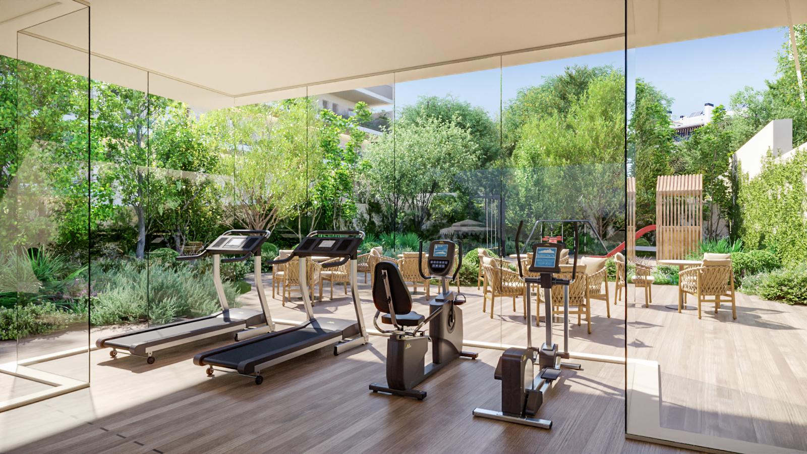 Residents’ lounge & gym